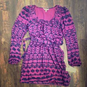 NWT Purple Tribal print dress